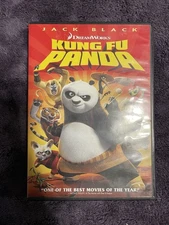 Kung Fu Panda DVD 2008 Release Jack Black PG Comedy Movie Used Good Condition