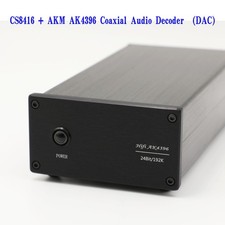 Finished Hifi AKM AK4396 CS8416 NE5532 Audio Decoder 24Bit 192K Coaxial DAC