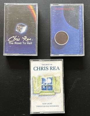 Chris Rea-Cassette bundle x3 Road to Hell,Espresso Logic,New Light-