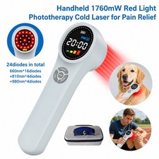 1760mW Cold Laser Therapy Red  Near Infrared Light LLLT Device for Pain Relief