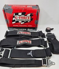 G-force Pro Series 5 Point Racing Gear Seat Belts Harness W Box Expiredas-is G-force Pro Series 5 Point Racing Gear Seat Belts Harness W Box Expiredas-is