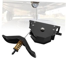 Upgraded Spare Tire Hoist with Offset Cable, Spare Tire Winch Carrier