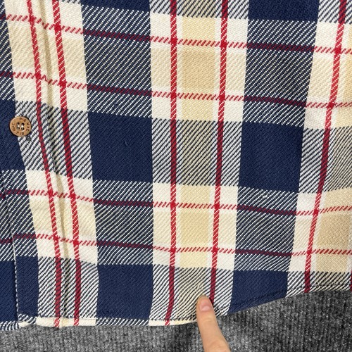 VINTAGE 70s 80s Big Mac Flannel Shirt Mens Size Medium Cotton Heavy Sanforized - Picture 7 of 24