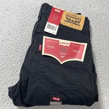 Levi's Jeans Boys 14 Regular 27x29 Black 511 Slim Straight Stretch Super Soft
