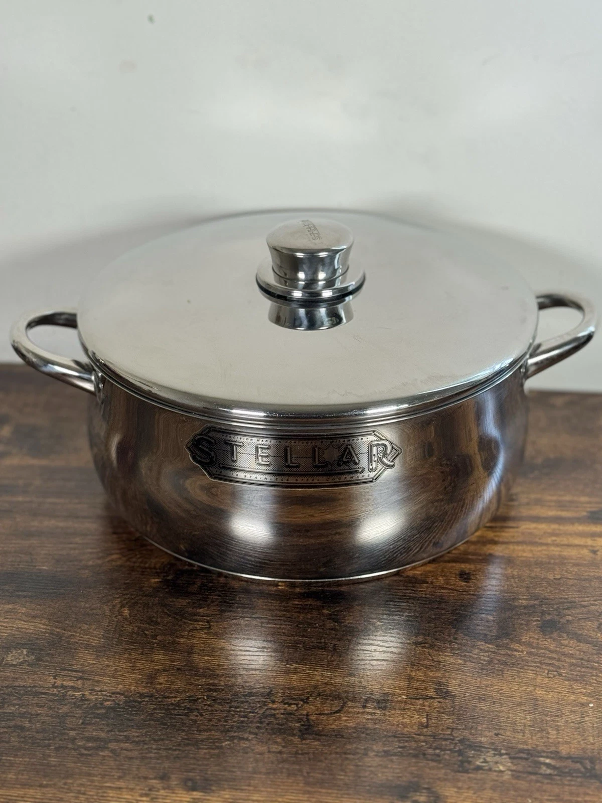 Stellar Stainless Steel Silampos Saucepan Stock Pot 24cm x 10cm Premium