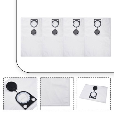 4 pieces Dust Bags Fit For Metabo ASA 32 L 32L ASA32LRobot Vacuum