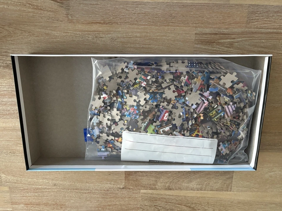 Times Square New York 1000 Piece Panoramic Puzzle (Master Pieces) COMPLETE SET - Image 4 of 4