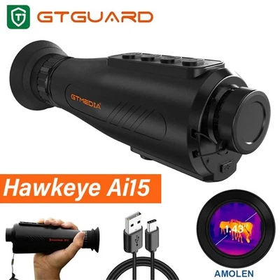 GTGUARD AI15 Thermal Imaging Monocular 384x288 Infrared NVG Scope 8XDigital Zoom - Image 1 of 4