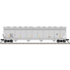 Atlas 50006986 N ACF 5800 4-Bay Covered Hopper Soltex Polymers ELTX