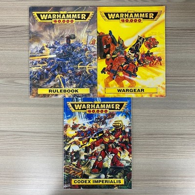 Warhammer 40K 40.000 2. Edition Ergänzungen Konvolut Core Regelbuch 1993 Imperium