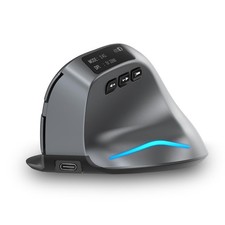 /Usb 2.4G Dual-Mode Mouse, Rechargeable With Display, 3200Dpi, 7 Buttons, Led O