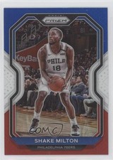 2020-21 Panini Prizm Red White & Blue Prizm Shake Milton #131 1t9