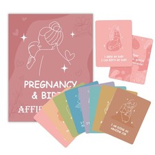 New Mom Affirmation Cards - 50 Postpartum Affirmation Cards For Women Self-Care 