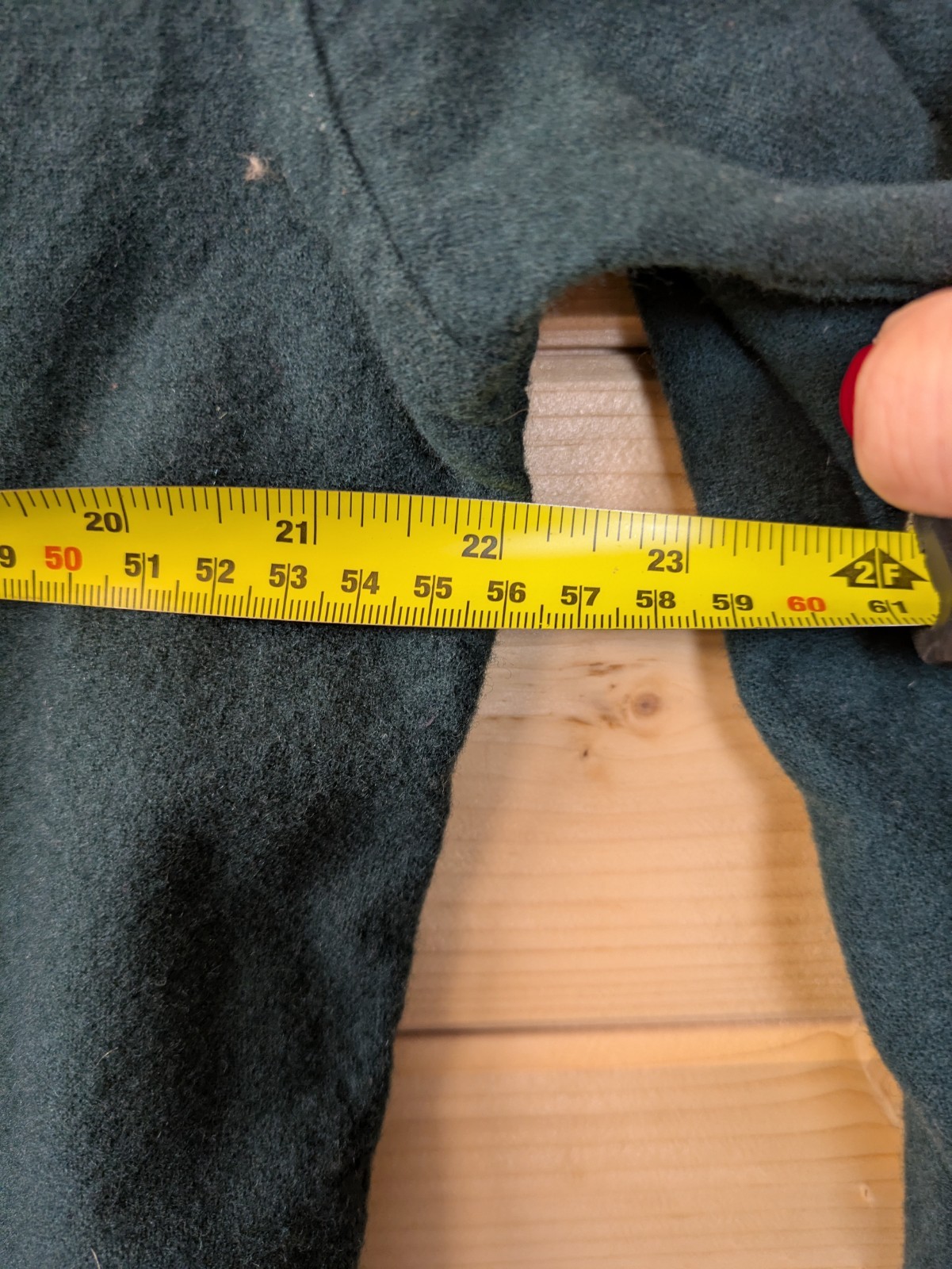 Vintage Pendleton Forest Green Wool Button Down O… - image 11