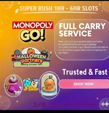  HALLOWEEN PARTNERS EVENT FULL CARRY 80K POINTS MONOPOLY PARTNERS SLOTS GO⭐