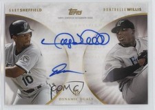 2022 Topps On Demand Dynamic Duals Gary Sheffield Dontrelle Willis Auto 0s9t