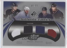2003 SP Game Used Edition 49/55 Markus Naslund Todd Bertuzzi Ed Jovanovski 0a1