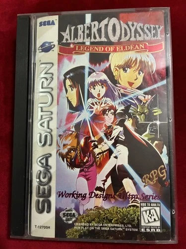 New ListingAlbert Odyssey Legend of Eldean For Sega Saturn Complete CIB Great Shape Tested
