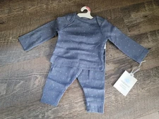 NEW w/TAGS Cloud Island 2-piece Blue Outfit Girls Boys Size NB Newborn