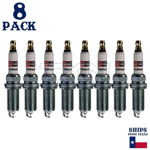 8 Pack Spark Plugs Champion Iridium For 2009-2020 GMC Savana 4500 V8-6.0L ps - Picture 2 of 5