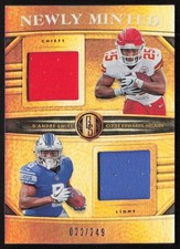 2020 Gold Standard Newly Minted 22/249 D'Andre Swift Clyde Edwards-Helaire JM9