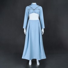 Padme Amidala Cosplay Costume Blue Dress Queen Padme Amidala Outfit