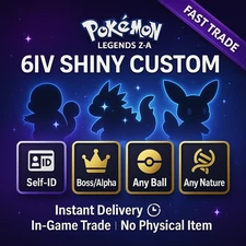 Boss (Alpha) 6IV Shiny | Pokemon Legends Z-A | Full Dex 243 | Quick Trade✨