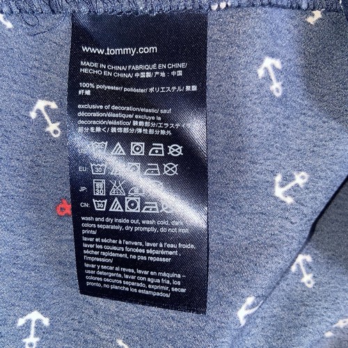 Tommy Hilfiger Kleid Damen Größe 16 Ankermuster Marineblau Küste Maritim - Bild 10 von 10
