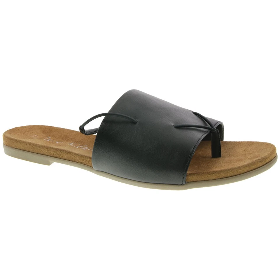 Jane Klain edle Damen Pantolette Zehentrenner Sandale Gr.37-42