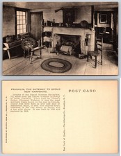 Daniel Webster Birthplace Franklin NH Albertype Postcard 1913 Restoration