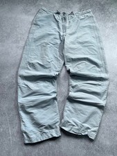 Vintage Adidas Ski Snow Pants Wide Leg Y2K Outdoor Winter Trousers Blue Mens 