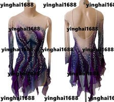 New figure skating dress--Purple