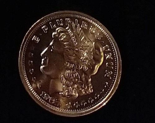 One Troy Oz Silver Trade Unit Liberty Head 1985  .999 fine silver uncirculated