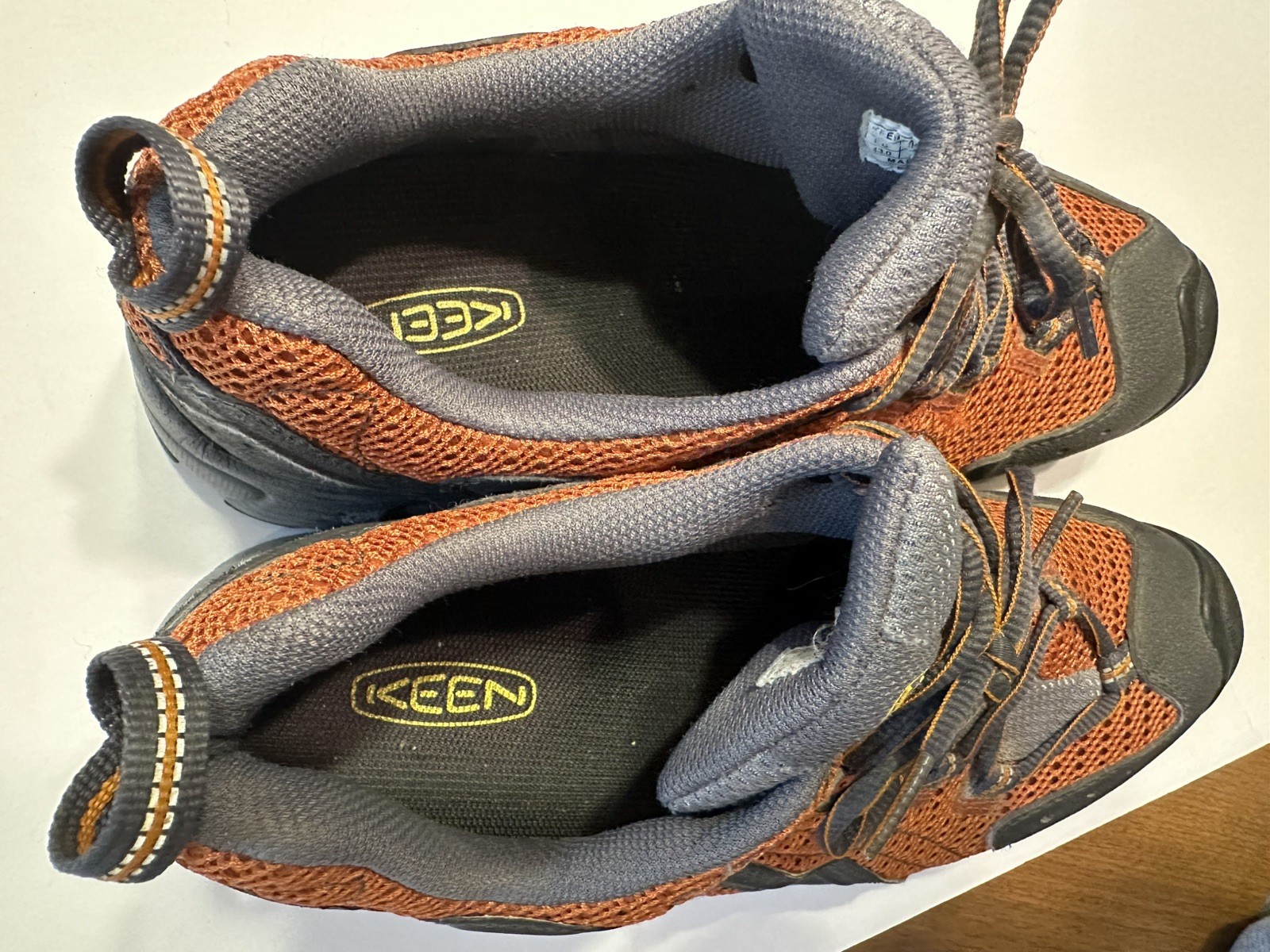 Scarpe Keen Uomo Taglia 10 Arancione Gomma Carbonio Scarponi Escursionismo Campeggio Tecnica Oboz!