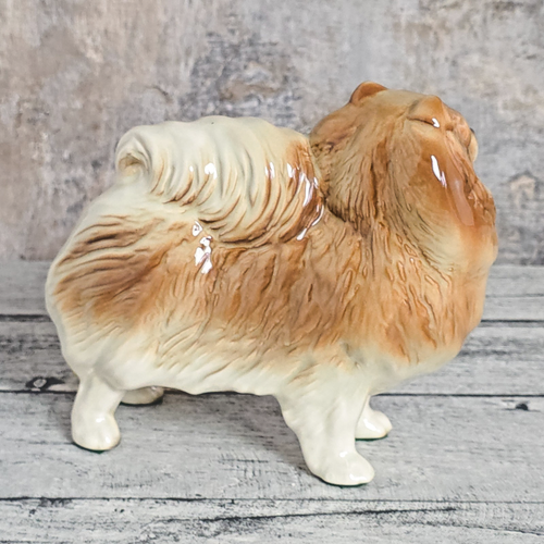 Vintage Coopercraft Pomeranian Keramik Figur Hund Ornament 70er Jahre top/selten - Bild 5 von 11