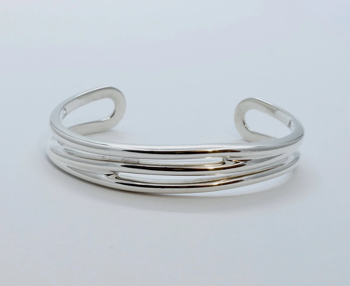 Ladies silver cuff bracelet new arrivals