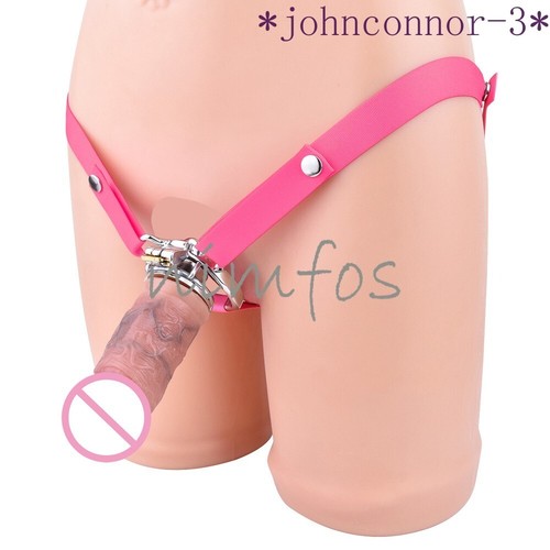 3 Sizes Latest Stainless Steel Male Chastity Cage Device 5 Inch Plug Negative - Picture 8 of 33