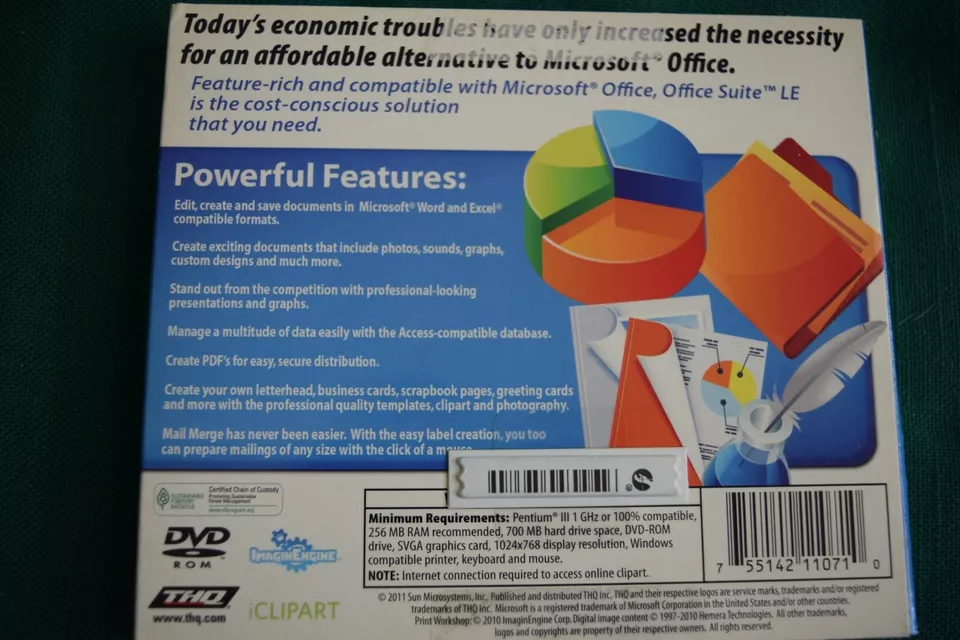 2011 Office Suite LE / Microsoft Office (Word Processing, Spreadsheet and more) - Image 3 of 3