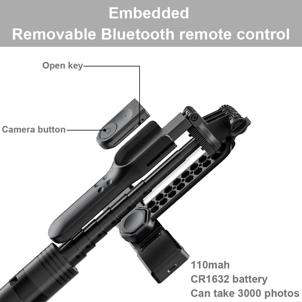 68" Wireless Bluetooth Selfie Stick Tripod Live Broadcasting Smartphone Holder