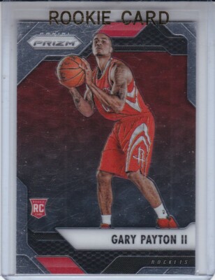2016-17 PANINI PRIZM GARY PAYTON II ROOKIE RC #198 OREGON STATE WARRIORS MITTEN