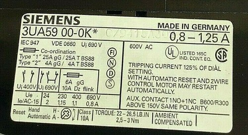 Siemens Sigut  3UA59 00-0K - Foto 8 di 8