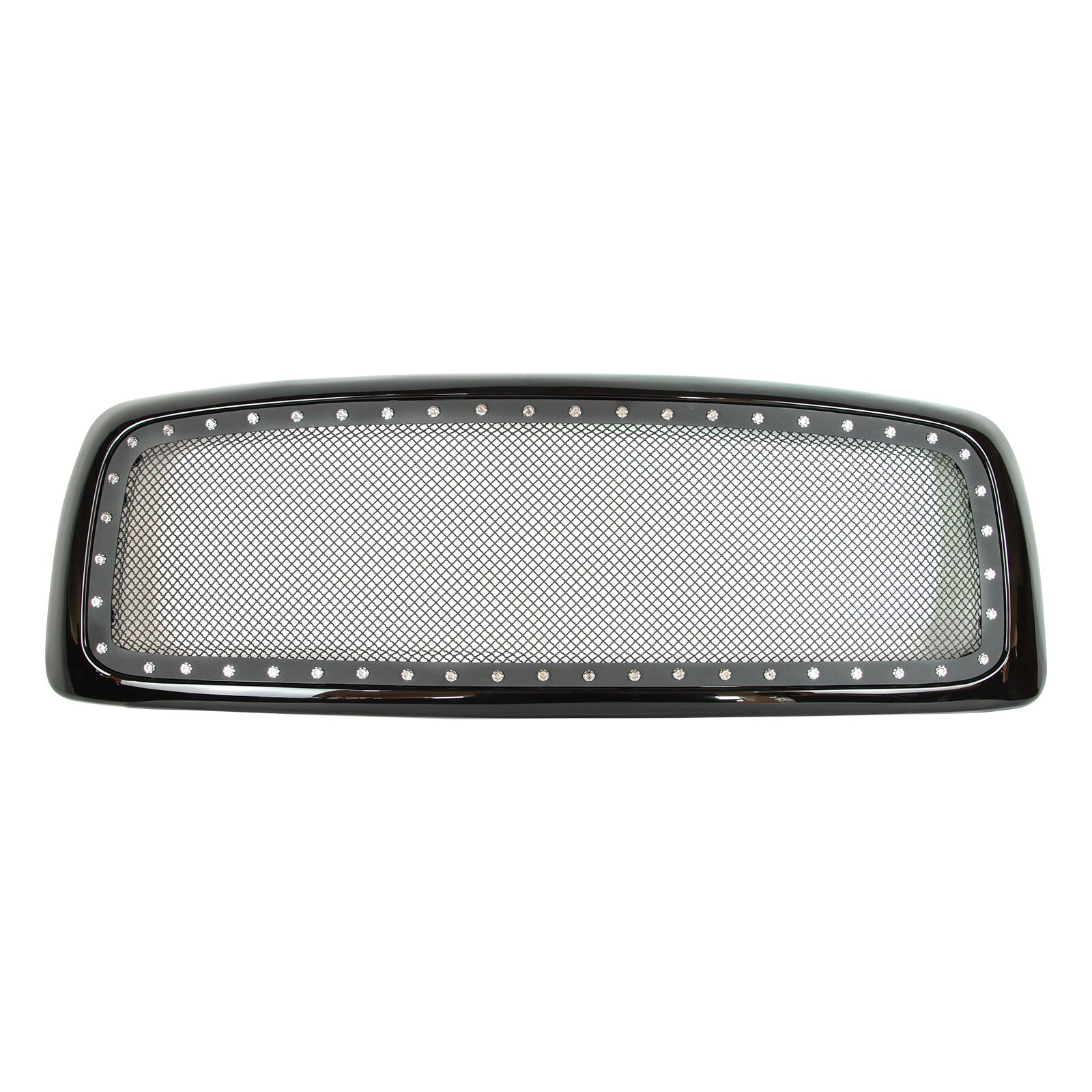 Car Front Grill for 02-05 Dodge Ram 3500 2500 1500 Gloss Black Grille