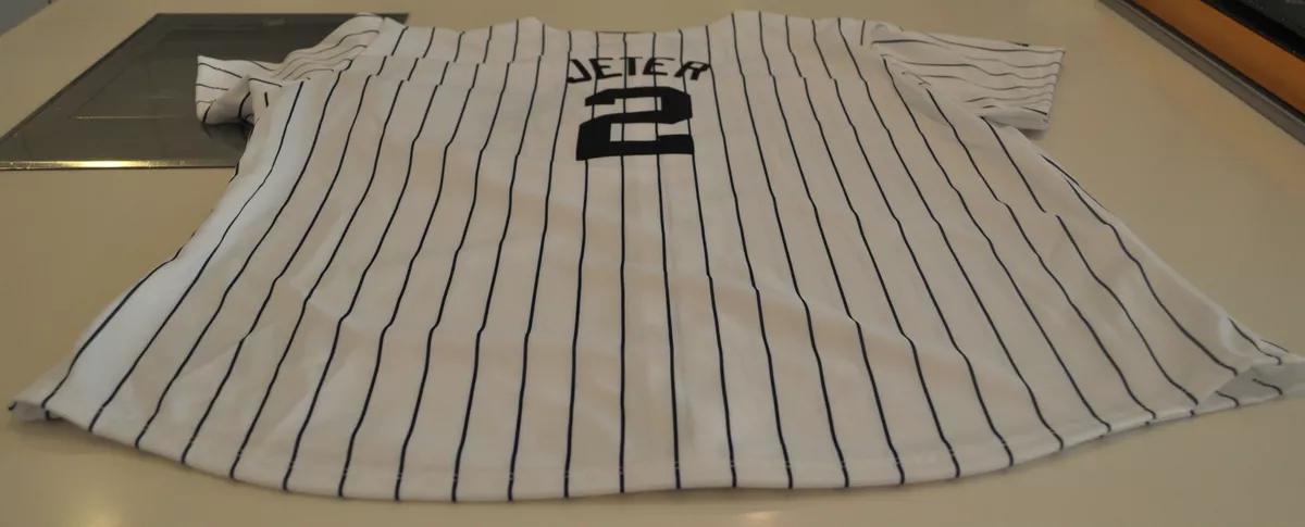 New York Yankees Jersey XL Baseball Derek Jeter Retirement Patch