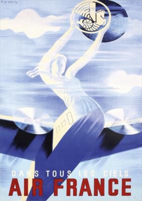 Air France | Dans tous les ciels | Vintage Poster | A1, A2, A3
