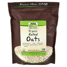 NOW FOODS Rolled Oats Organic 24 oz