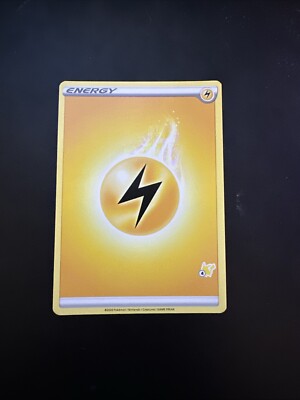 Basic Electric Energy Pikachu Stamp 2023 My First Battle Regular Pokemon Card 
