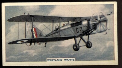 Tabakkarte, Godfrey Phillips, Mechanized Age, 1936, Westland Wapite, #32