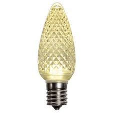 25 C9 Warm White LED Faceted Christmas Light Bulbs LED Bulb Dimmable