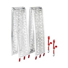 Black Widow 7' 5" ATV Loading Ramps Aluminum Folding Anti-Slip Surface 1,500 ...