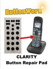Clarity Cordless Phone Button Repair D702, D703, D704, D712, D714, E814
